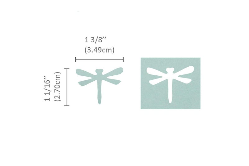 BiraBira Bira 1.5 inch Dragonfly 2 Lever Action Craft Punch for Paper Crafting Scrapbooking Cards Arts - Image 2